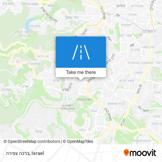 ברכה צפירה map