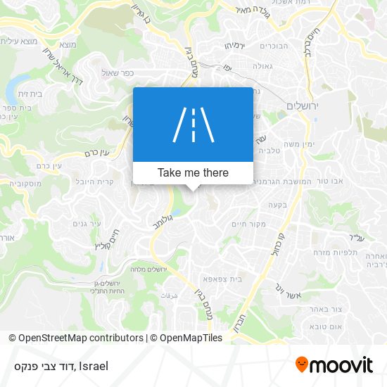 דוד צבי פנקס map