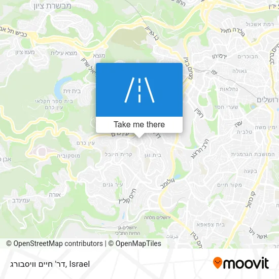 Карта דר' חיים וויסבורג