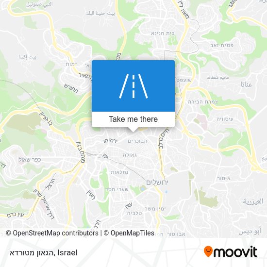 הגאון מטורדא map