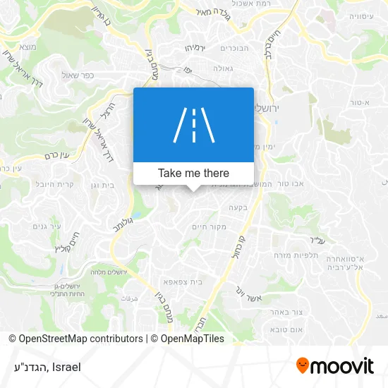 Карта הגדנ"ע