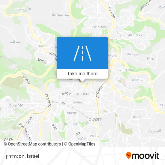Карта הסנהדרין