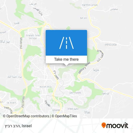 הרב רביץ map