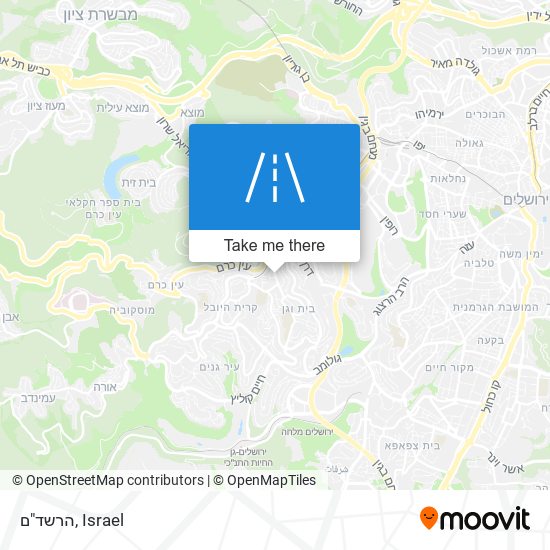 הרשד"ם map