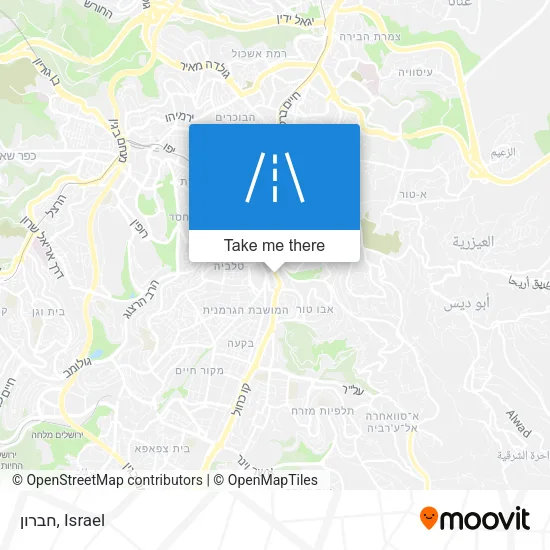 Карта חברון