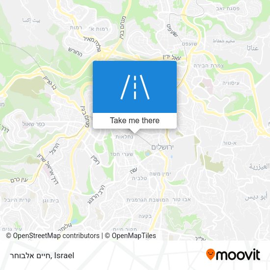 חיים אלבוחר map