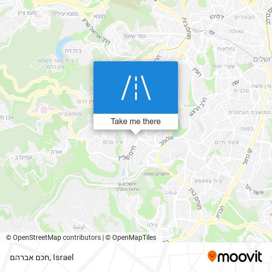 חכם אברהם map