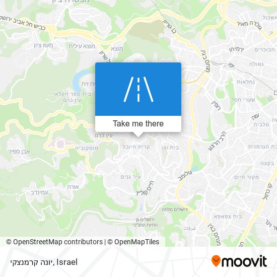 יונה קרמנצקי map