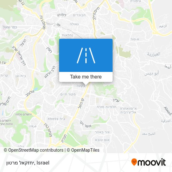 יחזקאל מרטון map