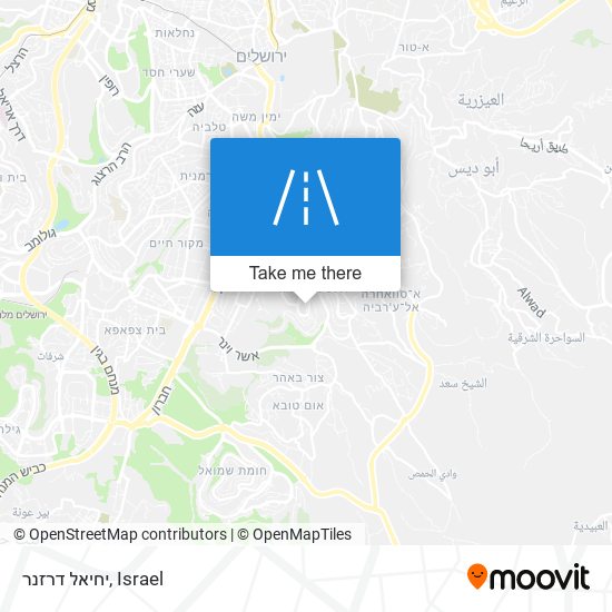 יחיאל דרזנר map