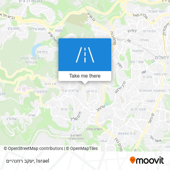 יעקב רוזנהיים map