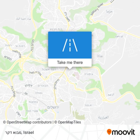 מבוא דקר map