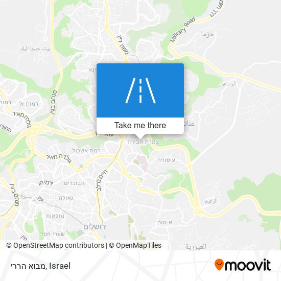 מבוא הררי map