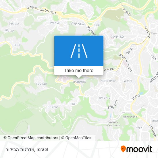 מדרגות הביקור map