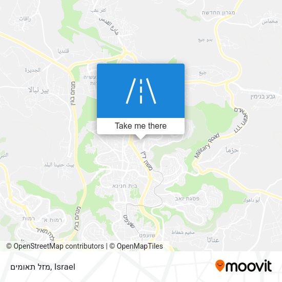 מזל תאומים map