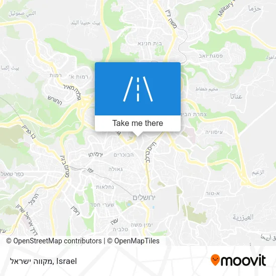 Карта מקווה ישראל