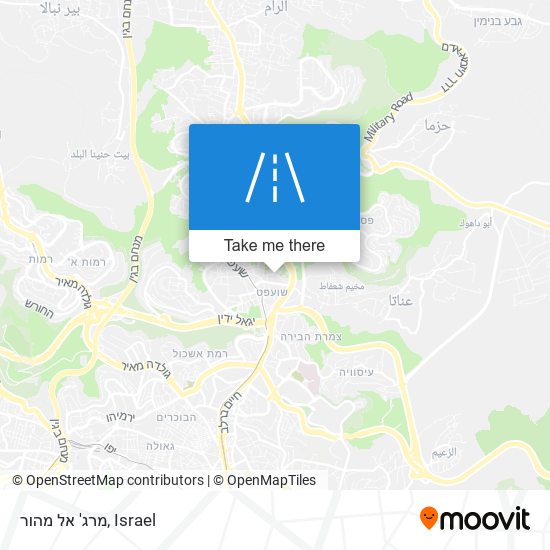 מרג' אל מהור map