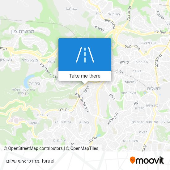 מרדכי איש שלום map
