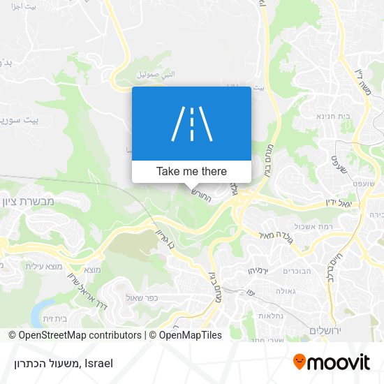 משעול הכתרון map