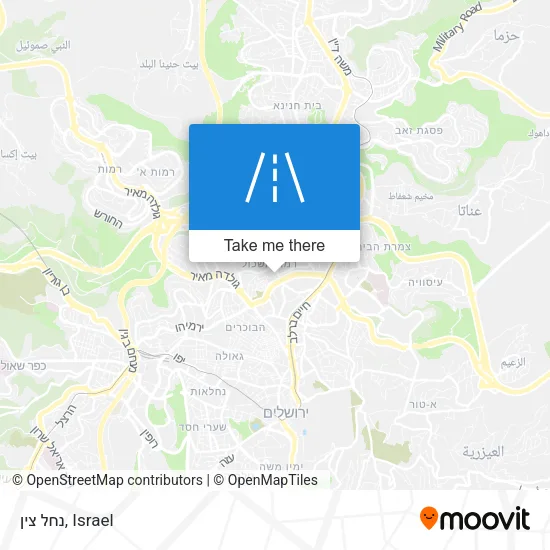 Карта נחל צין