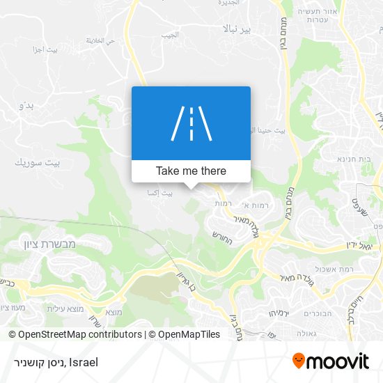 ניסן קושניר map