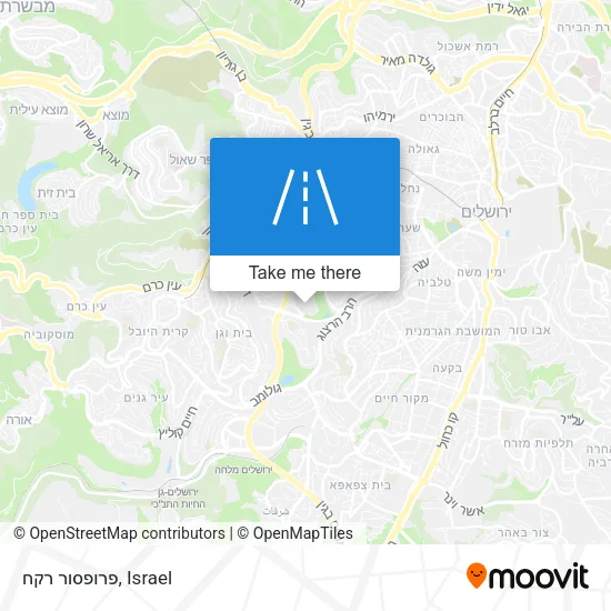 Карта פרופסור רקח