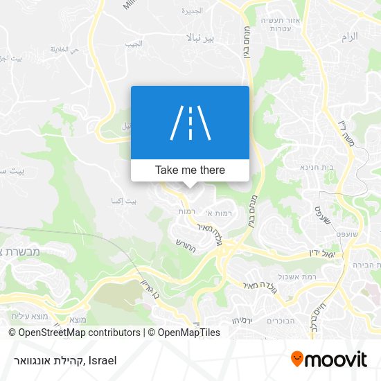 קהילת אונגוואר map