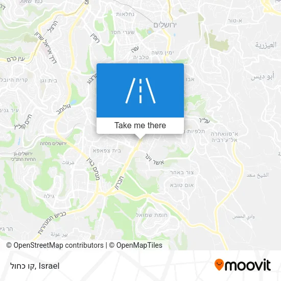 Карта קו כחול