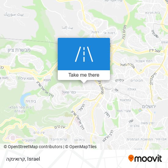 קרואינקה map