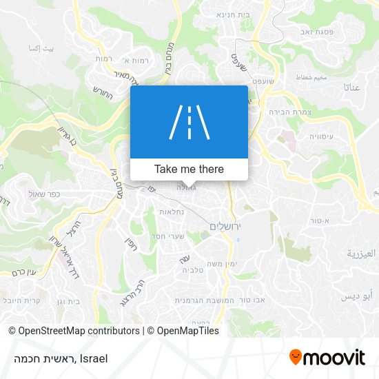 ראשית חכמה map