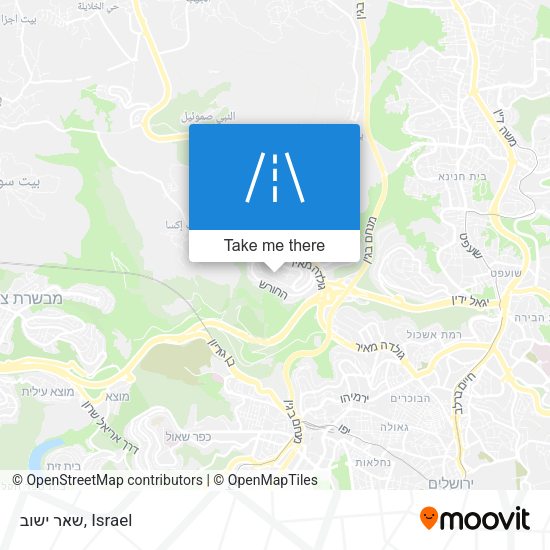 שאר ישוב map