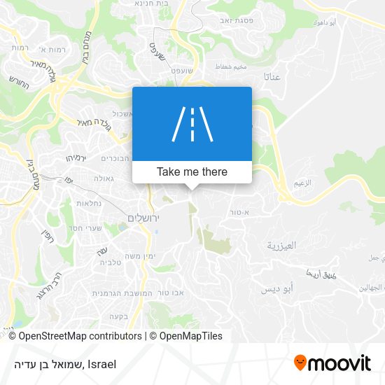 שמואל בן עדיה map