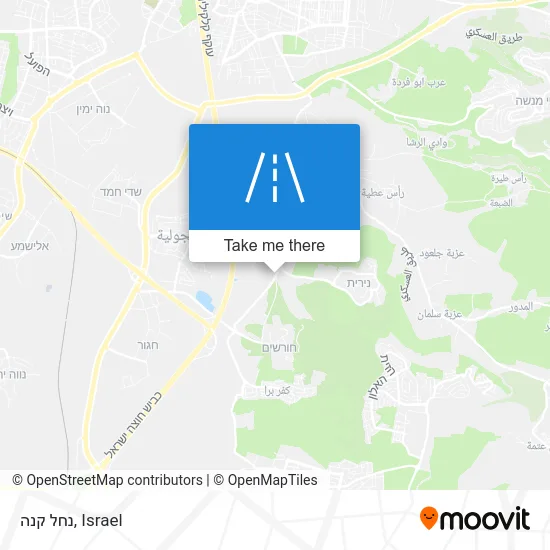 Карта נחל קנה