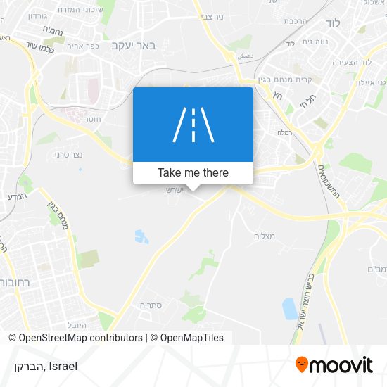 הברקן map