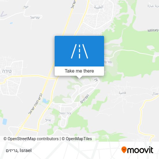 גריזים map