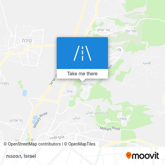 הפסגות map