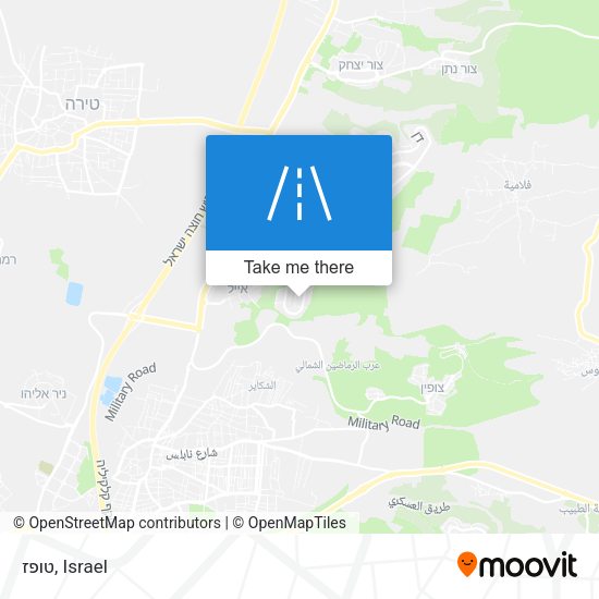 טופז map