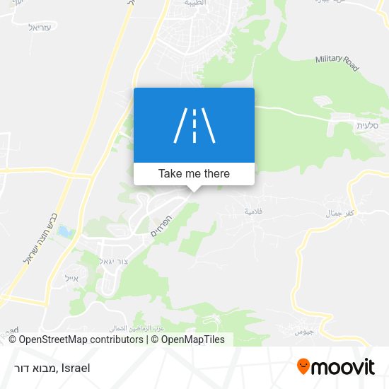 מבוא דור map
