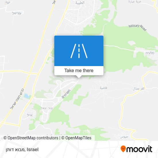 מבוא דותן map