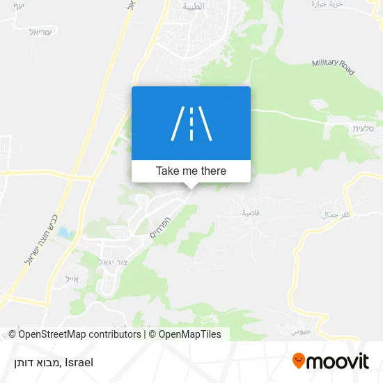 Карта מבוא דותן