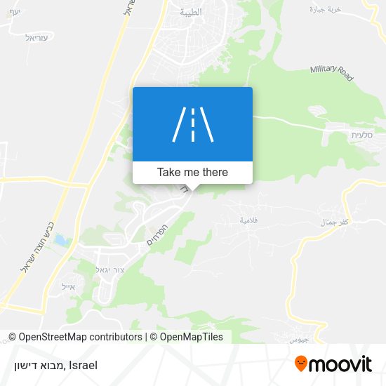 מבוא דישון map
