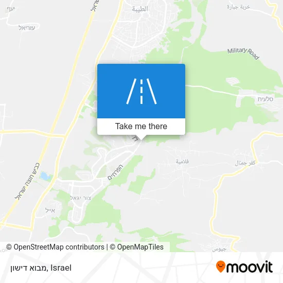 Карта מבוא דישון