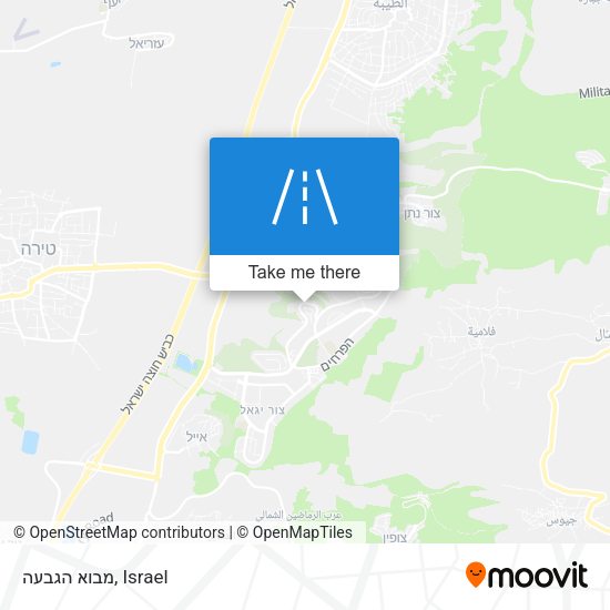 מבוא הגבעה map
