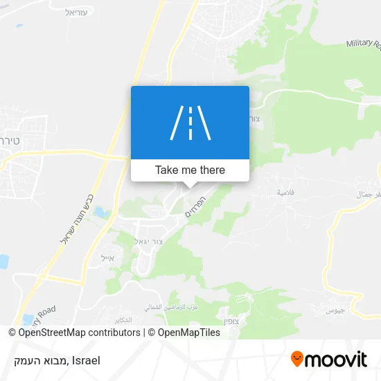 Карта מבוא העמק