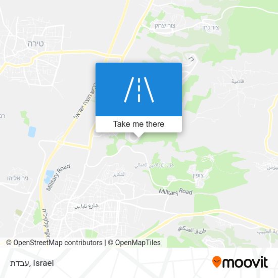 עבדת map