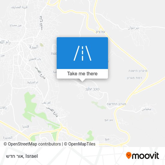 אור חדש map