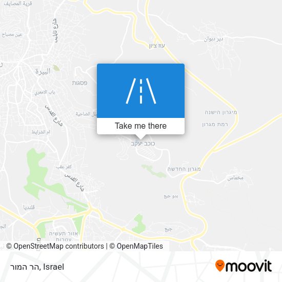 הר המור map