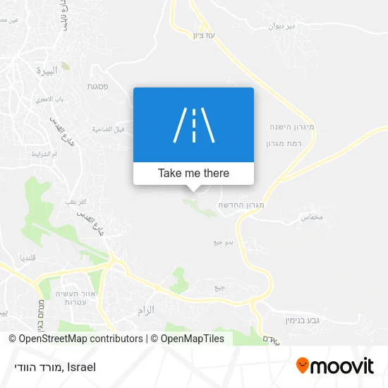 Карта מורד הוודי