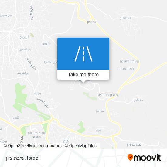 שיבת ציון map