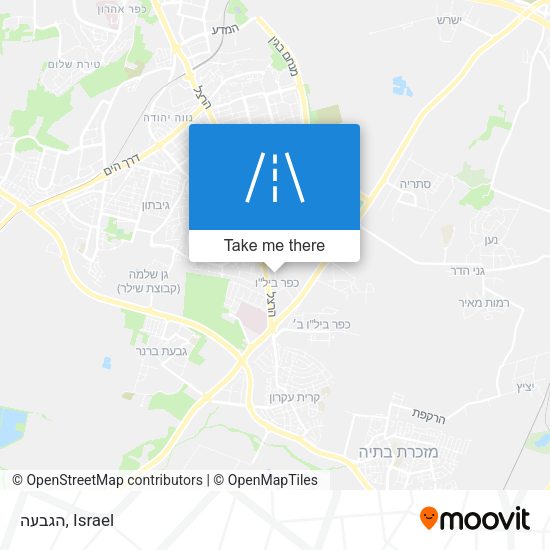 הגבעה map